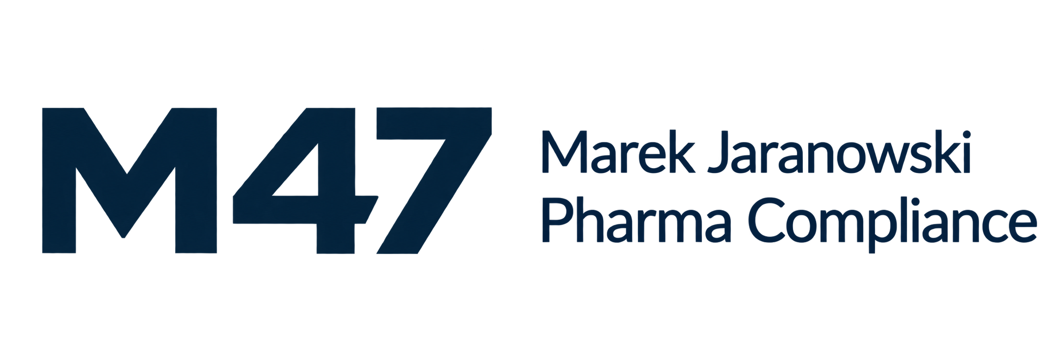 M47 — Marek Jaranowski, Pharma Compliance