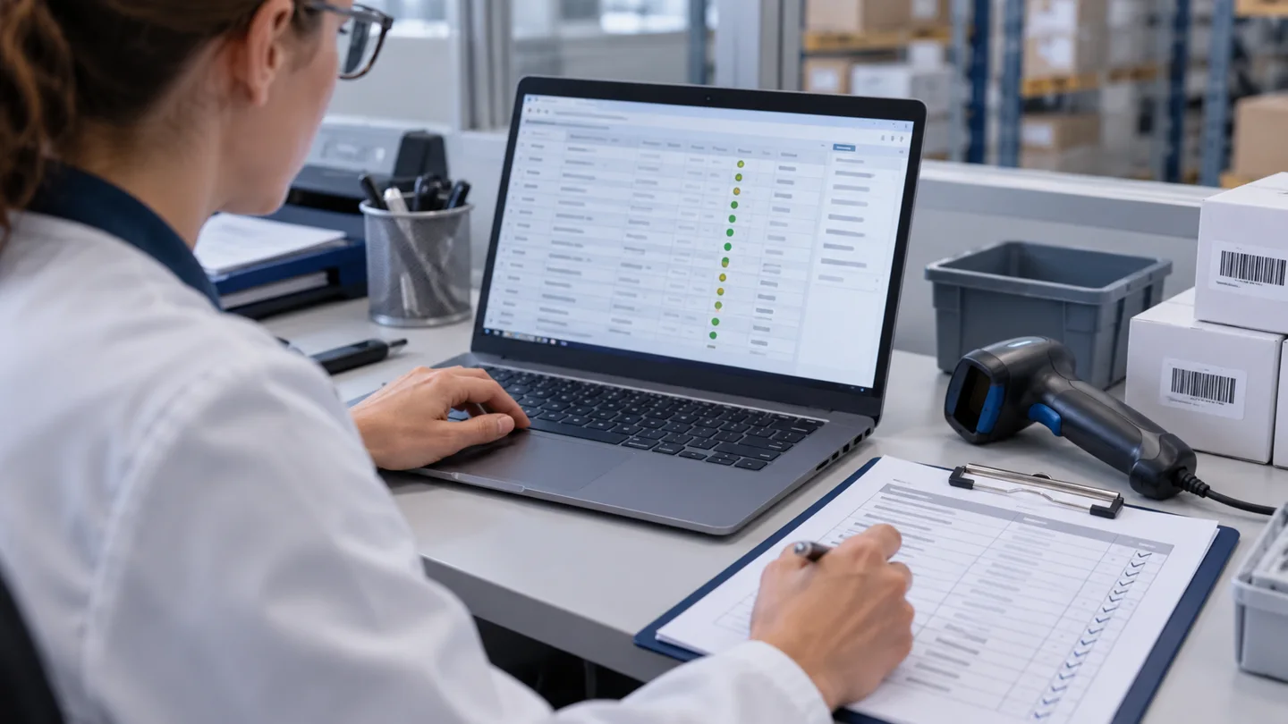 Przegląd scenariusza testowego systemu WMS